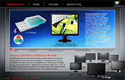 Samsung MagicSpectrum microsite